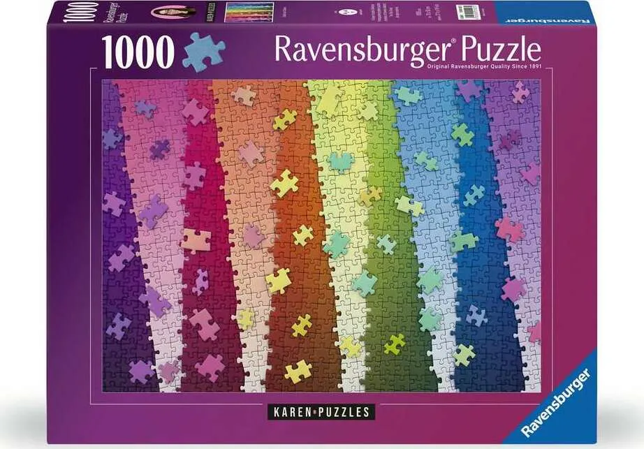 1000pc Puzzle - Colors on Colors