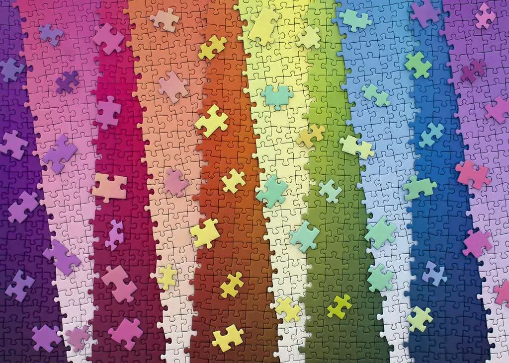 1000pc Puzzle - Colors on Colors
