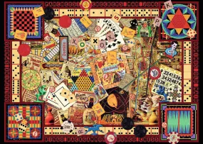 1000pc Puzzle - Vintage Games