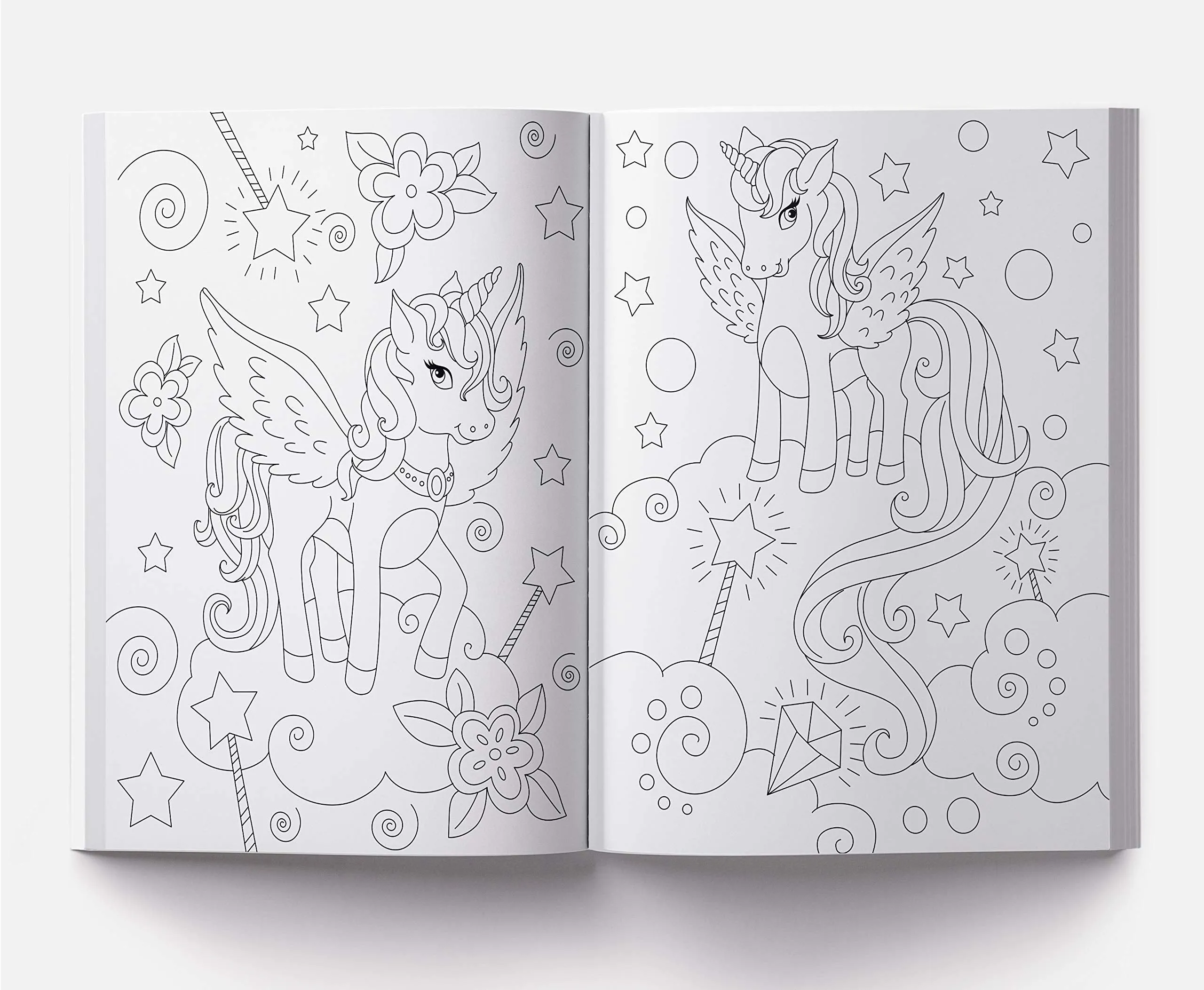101 Unicorn Colouring Book: Fun Activity Colouring Book For Children