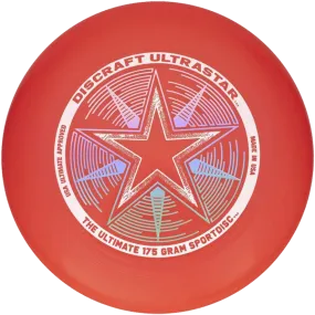 175g Ultra-Star Sportdisc - Bright Red