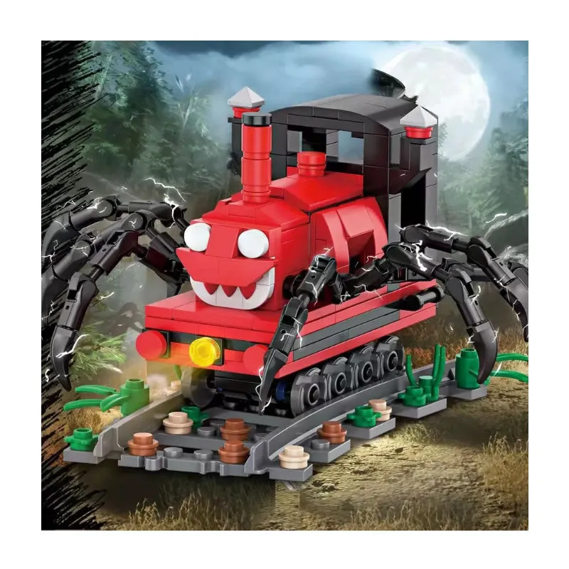 302-Piece Building Blocks Spider Monster Bricks Train Toy F69-2-90