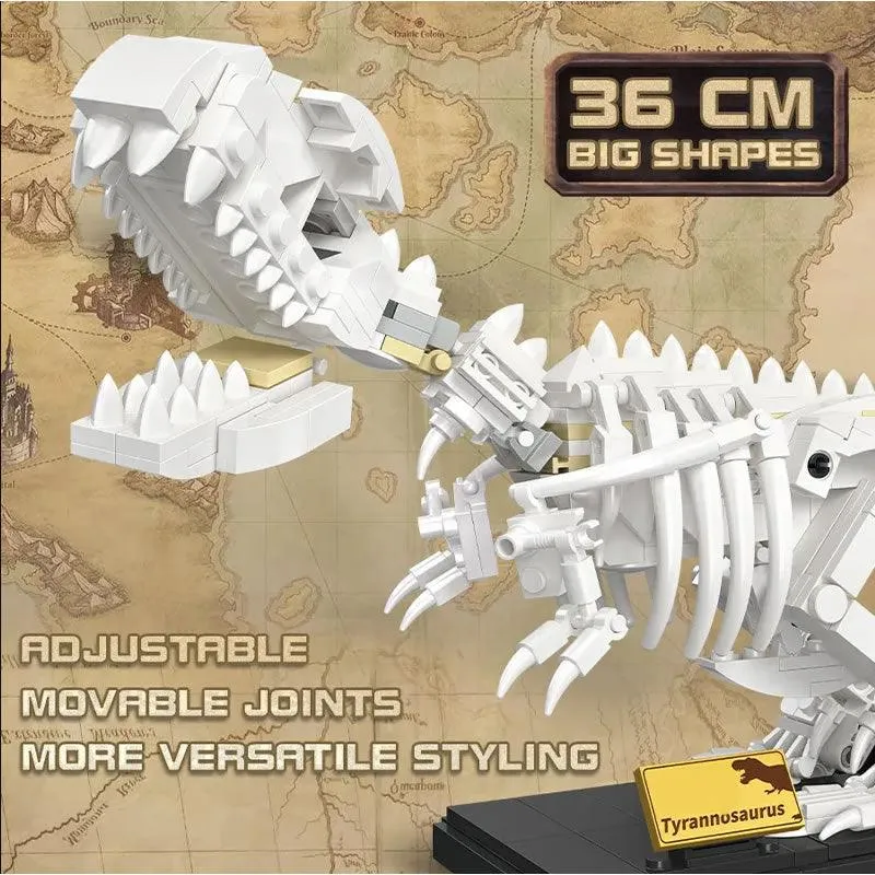 395pcs Educational 3D Tryannosaurus Fossil Building Blocks F51-2-70