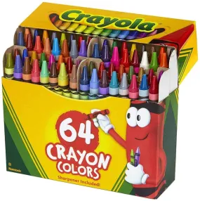 64 ct. Crayons - Non-Peggable
