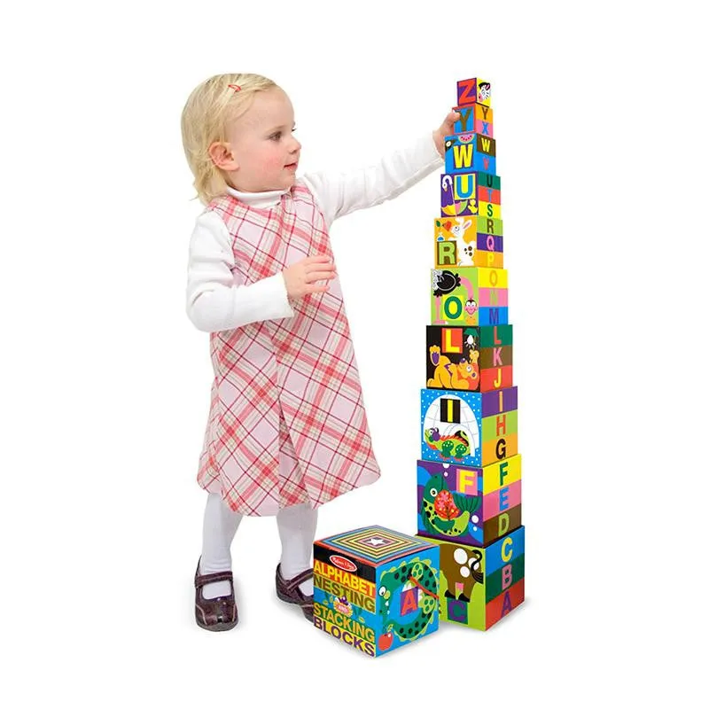 ALPHABET NESTING & STACKING BLOCKS