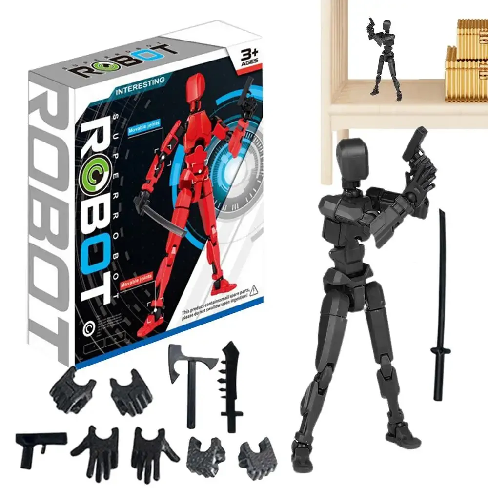 Articulated Robot Action Figures - Creative Collectibles for Teens & Adults