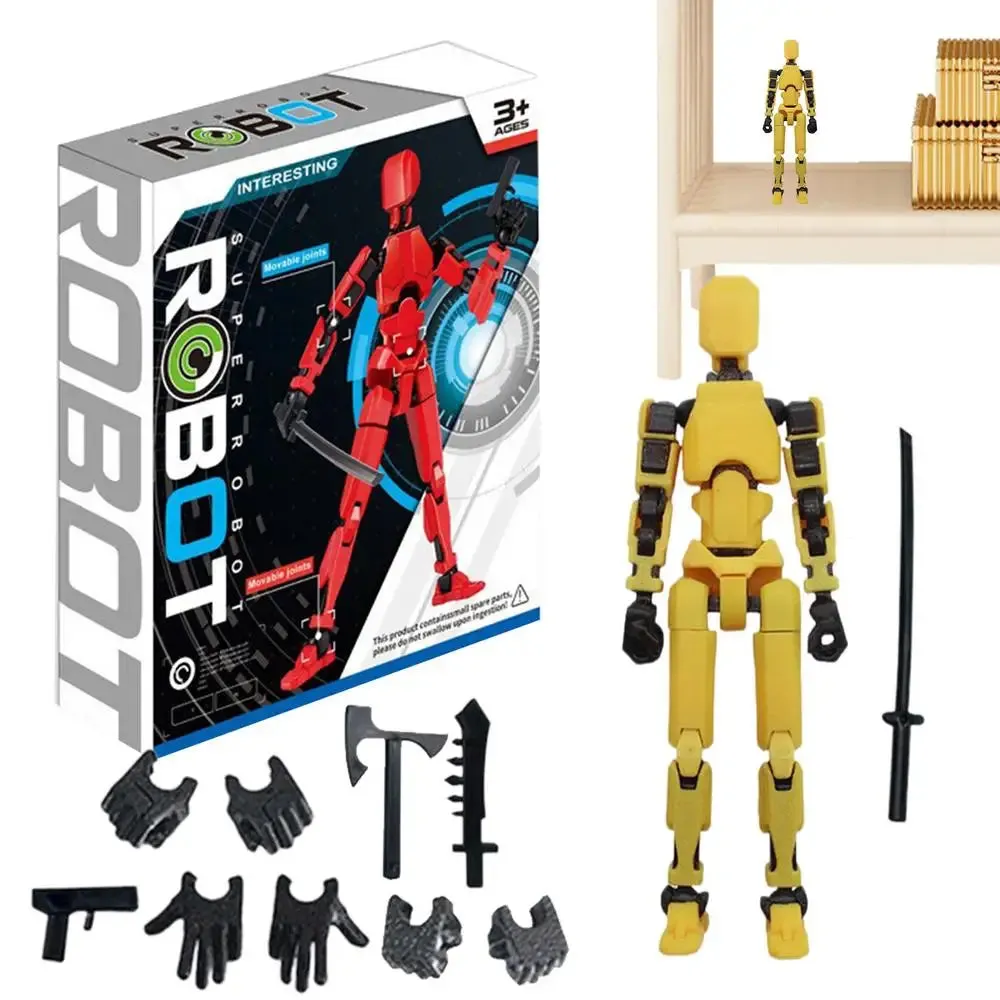 Articulated Robot Action Figures - Creative Collectibles for Teens & Adults
