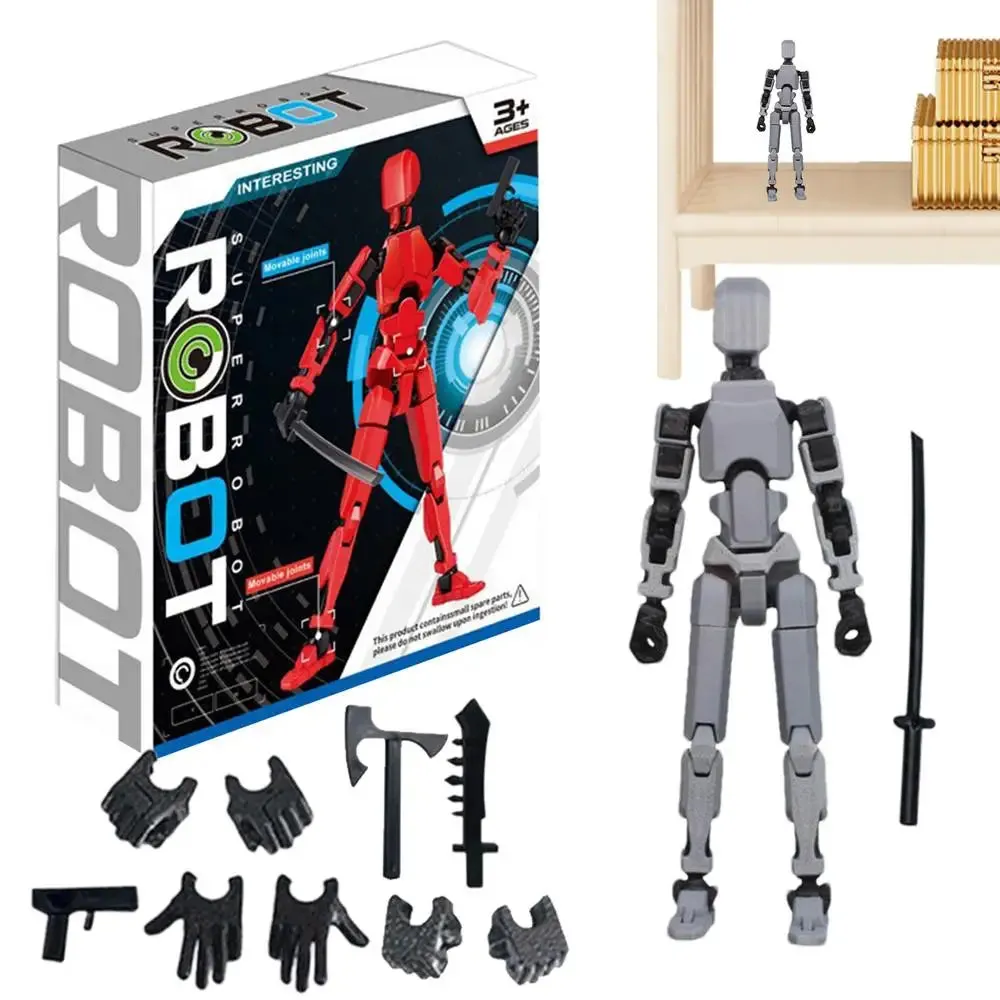 Articulated Robot Action Figures - Creative Collectibles for Teens & Adults