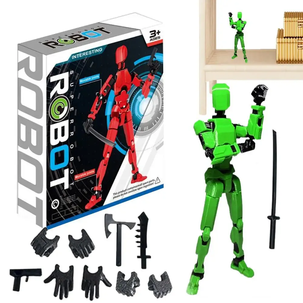 Articulated Robot Action Figures - Creative Collectibles for Teens & Adults