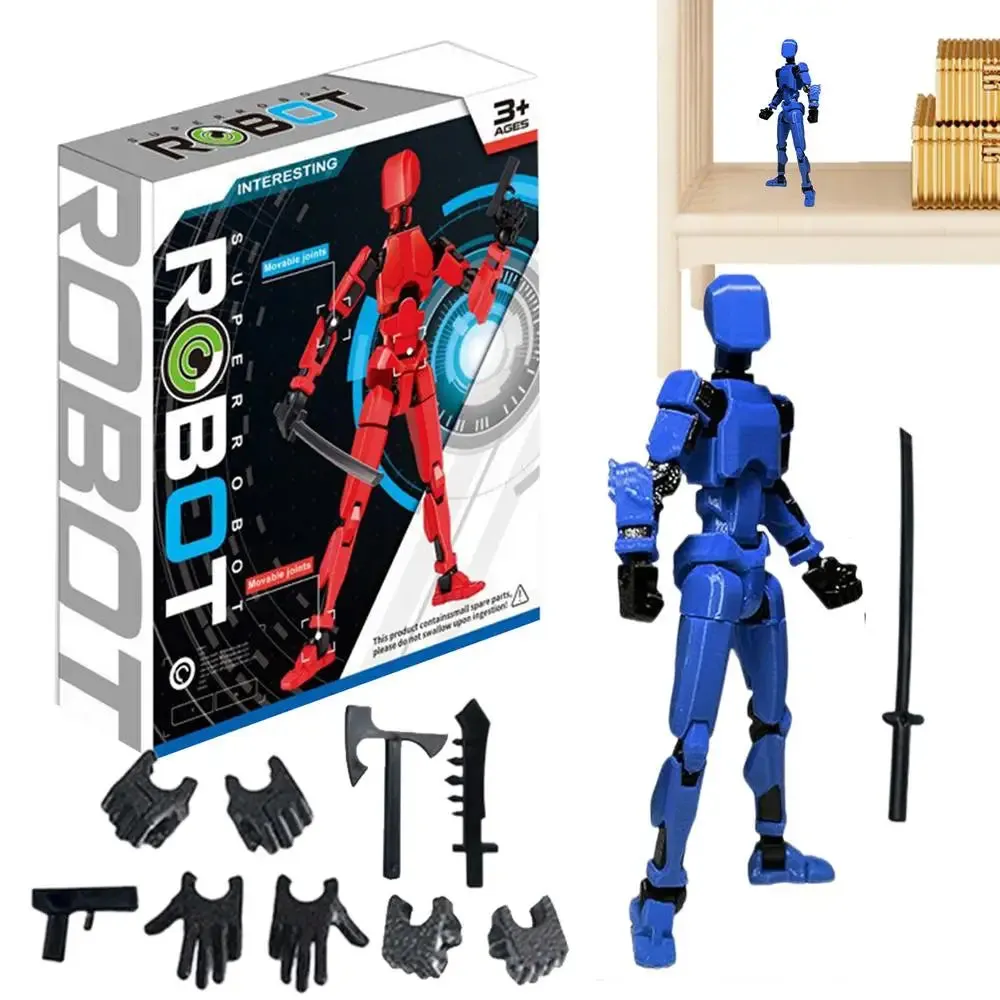 Articulated Robot Action Figures - Creative Collectibles for Teens & Adults