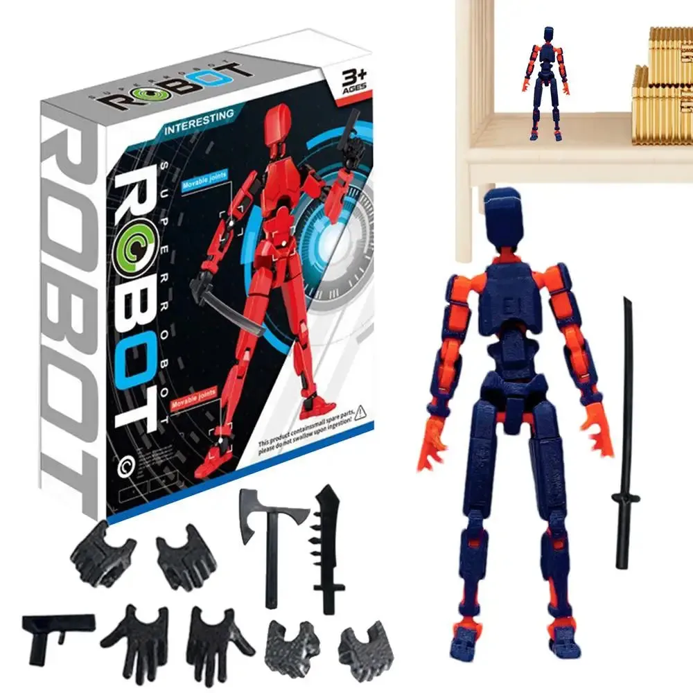 Articulated Robot Action Figures - Creative Collectibles for Teens & Adults