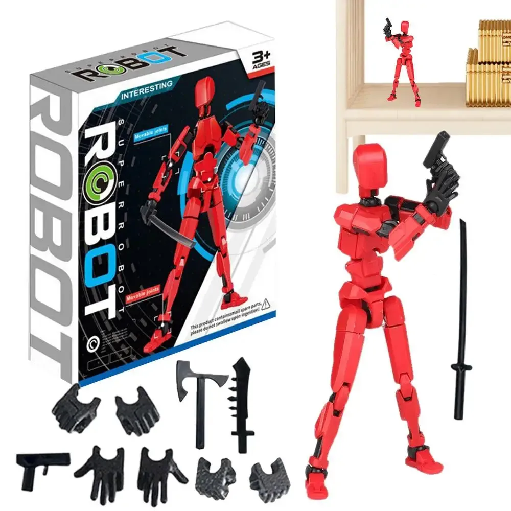 Articulated Robot Action Figures - Creative Collectibles for Teens & Adults
