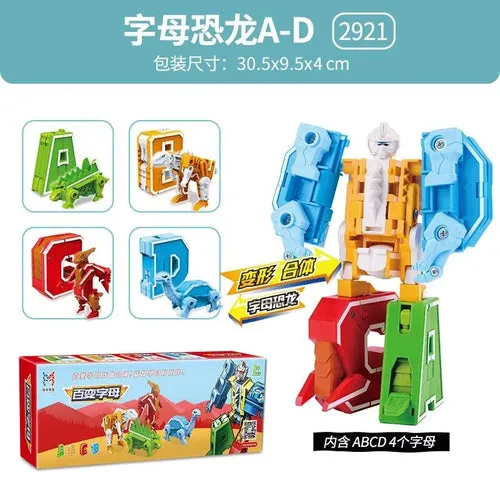 Assemble & Create: Versatile Number Robots Action Blocks Set