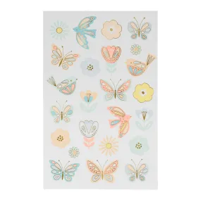 Birds & Butterflies Tattoo Sheets (x 2)