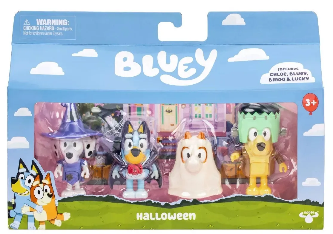 Bluey: Figure 4-Pack - Halloween