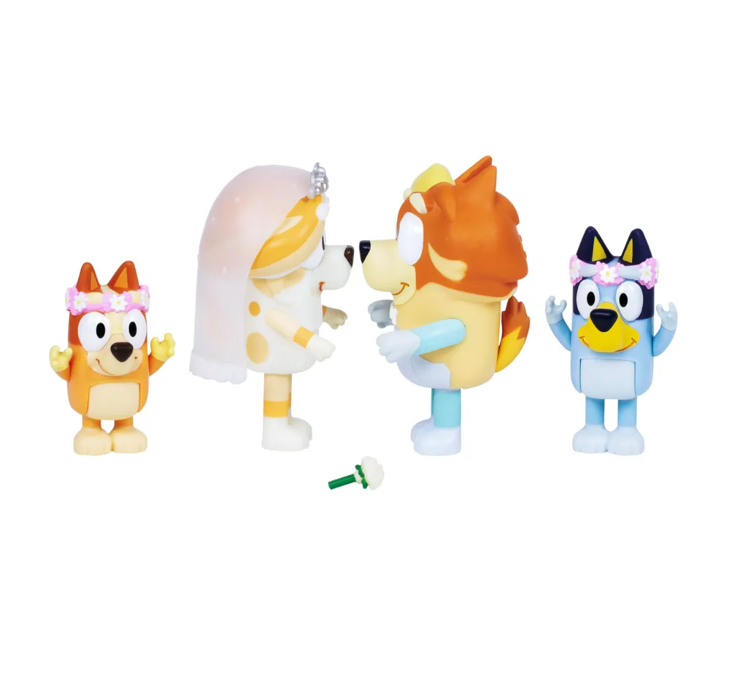 Bluey Figurines - Wedding Time