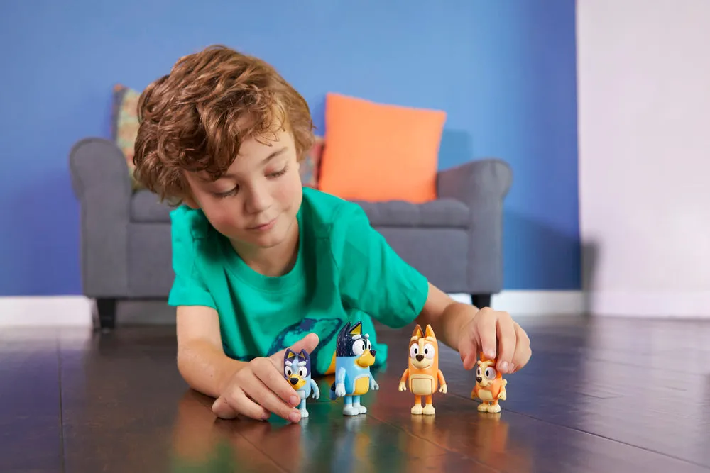 Bluey S7 Figure 4 Pack - Bluey & Family