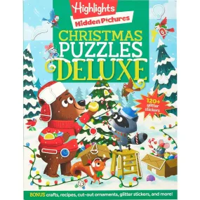 Christmas Puzzles Deluxe Book