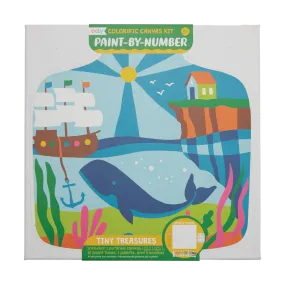 Colorific Canvas Paint by Number kit - Tiny Treasures