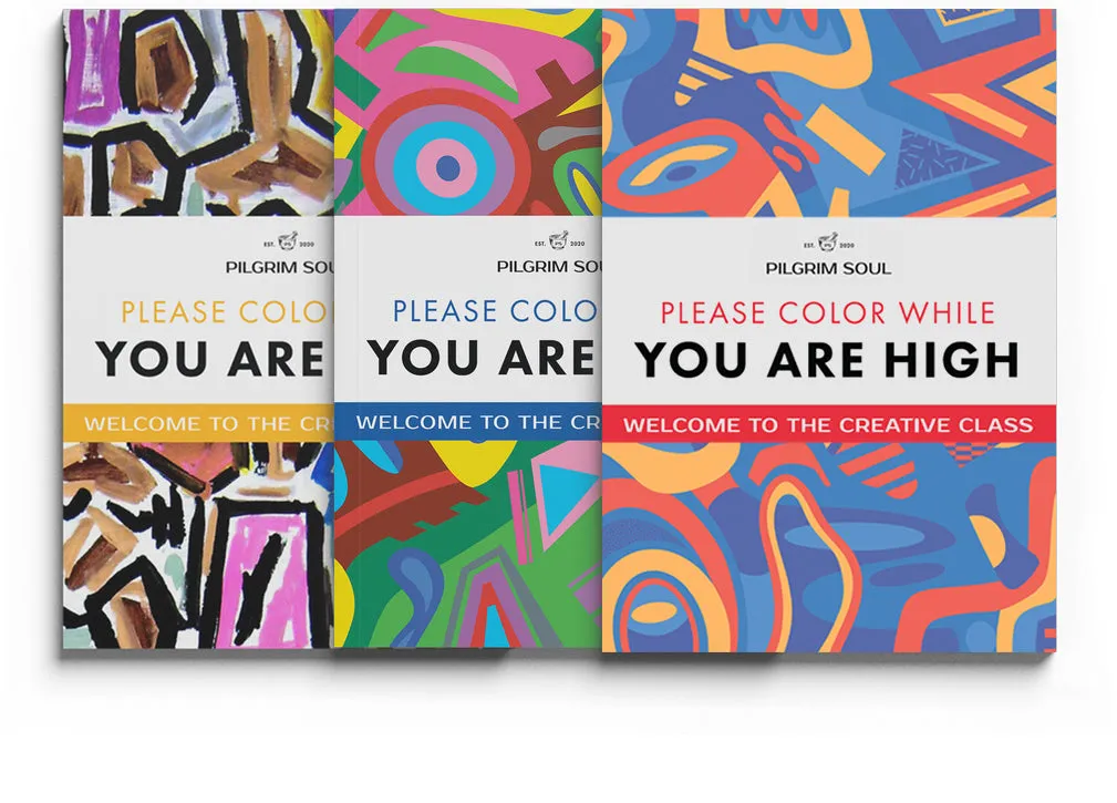 Complete Adult Coloring Book Bundle - Vol 1   2   3