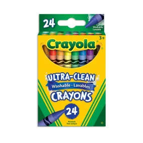 Crayola Ultra-Clean Crayons 24pk
