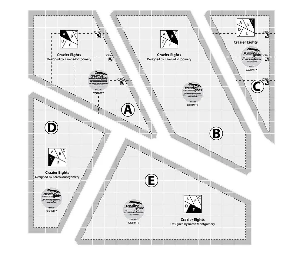 Creative Grids Crazier Eights Template