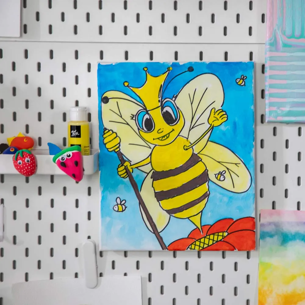 Creative Kids Paint Me Canvas Set 9pc - Queen Bee