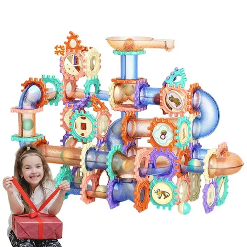Creative Marble Maze Building Blocks: Fun Construction Toy for Kids