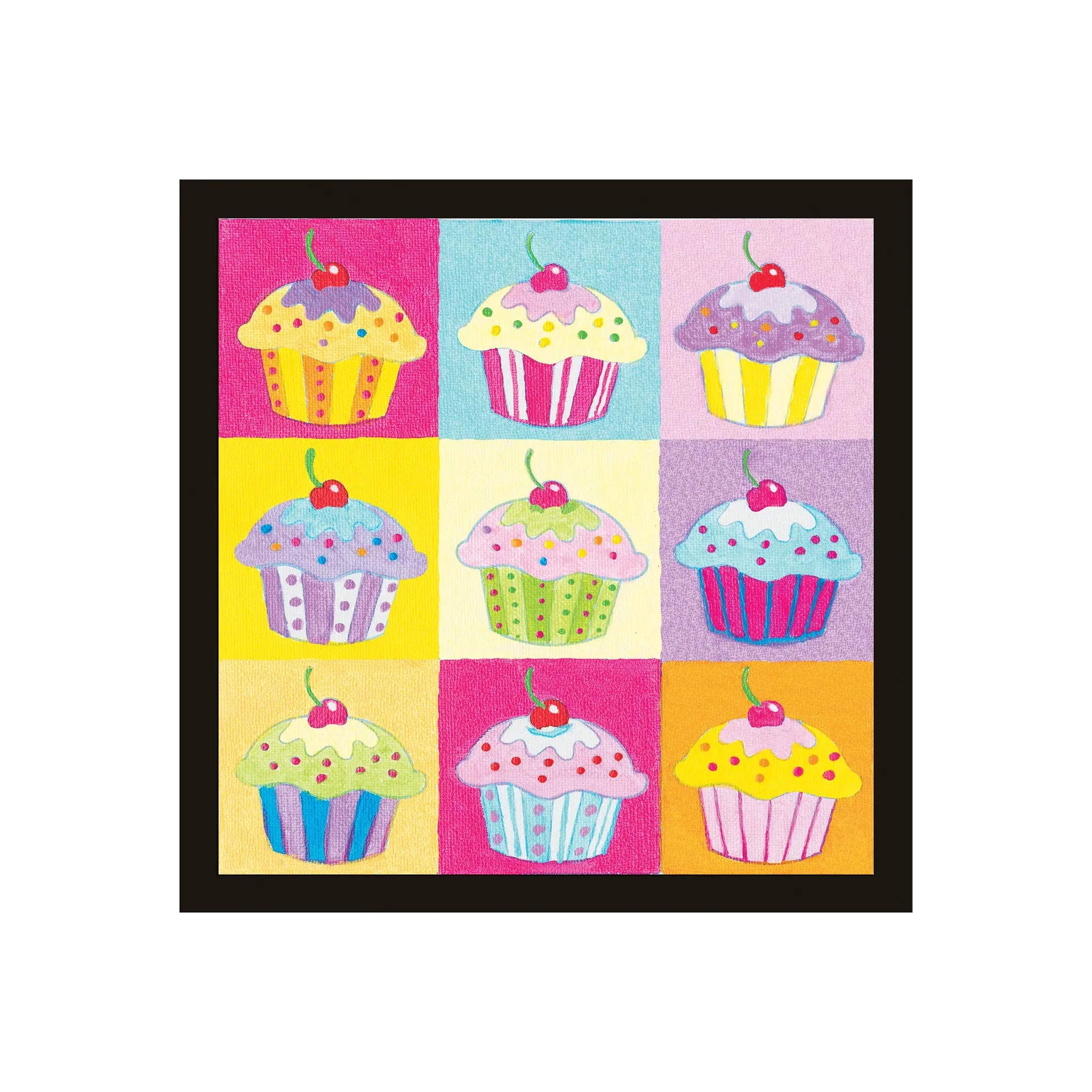 Creativity for Kids 14534 Paint by Number Cupcake Pop-Art