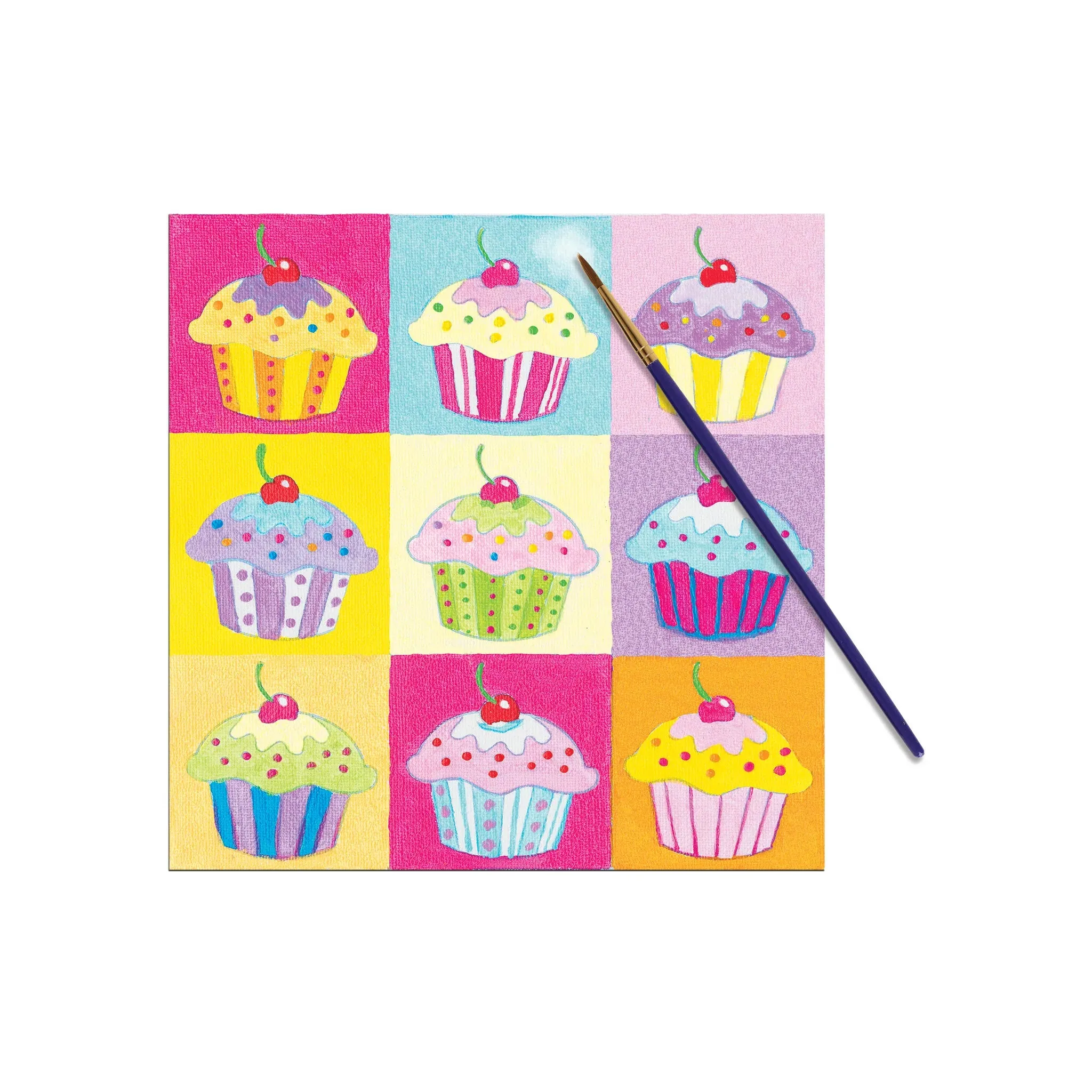 Creativity for Kids 14534 Paint by Number Cupcake Pop-Art
