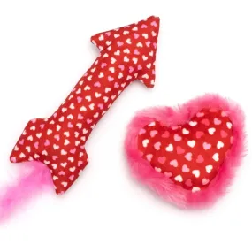 Cupid’s Arrow & Heart Cat Toy