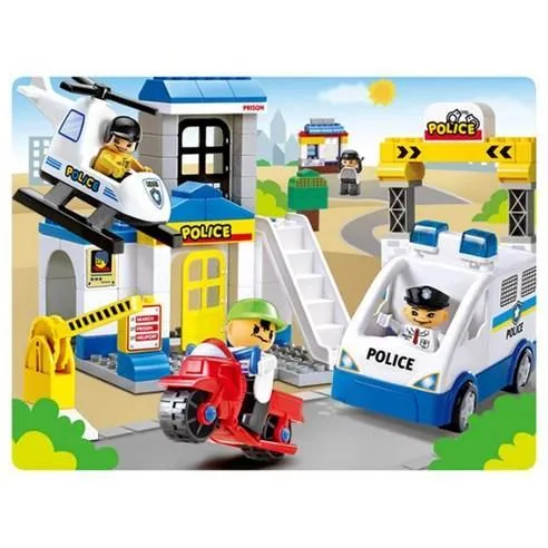 Design Your Own Law Enforcement HQ - Ultimate Police Station Construction Set!