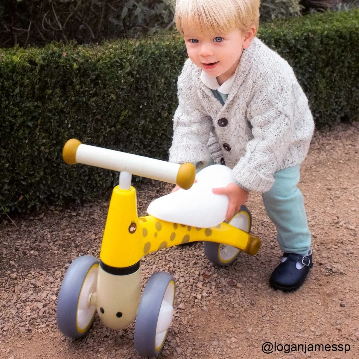 Didicar Diditrike Trike Ride On - Yellow Giraffe