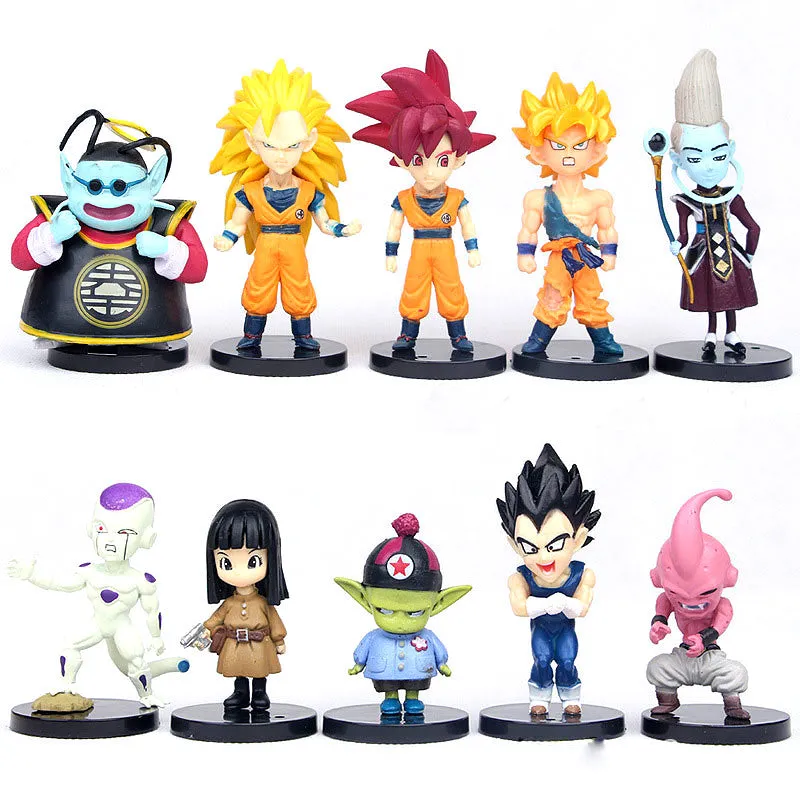 Dragon Ball Z | Set of 10 Action Figure| 7 Cm |