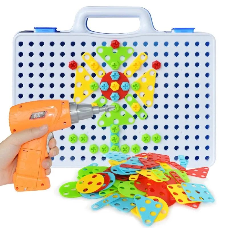Drilling Screw 3D Creative Mosaic Puzzle Toys