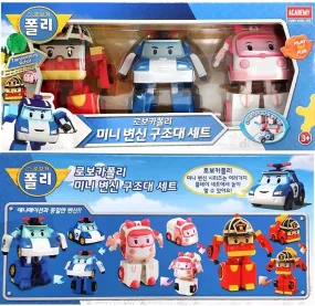 Dynamic Mini Robocar Poli Rescue Team Adventure Set: Transforming Robots for Epic Play