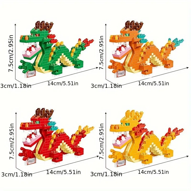 Enchanting Mini Dragon Building Blocks
