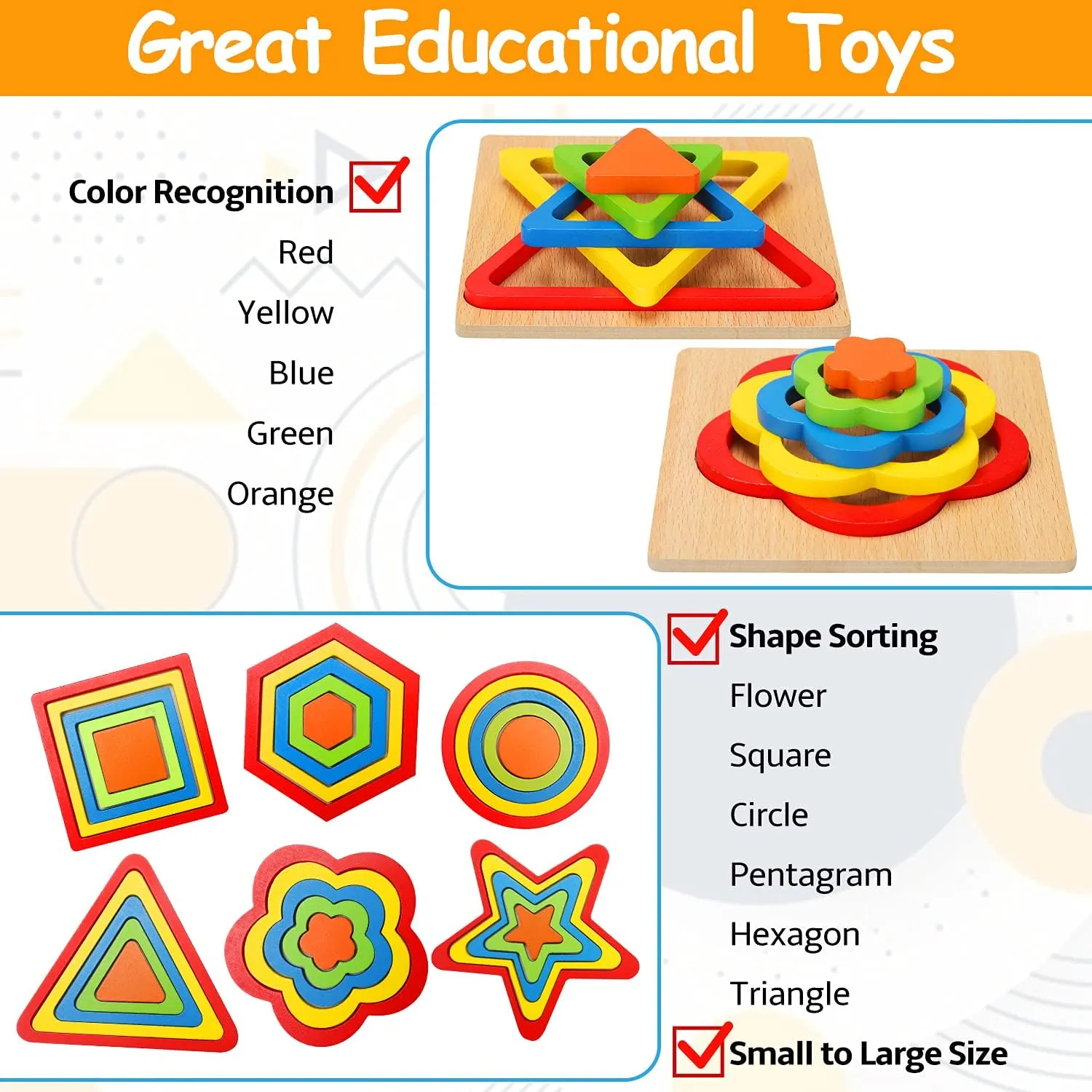 Engaging Montessori Toy for Toddlers  Develops Skills