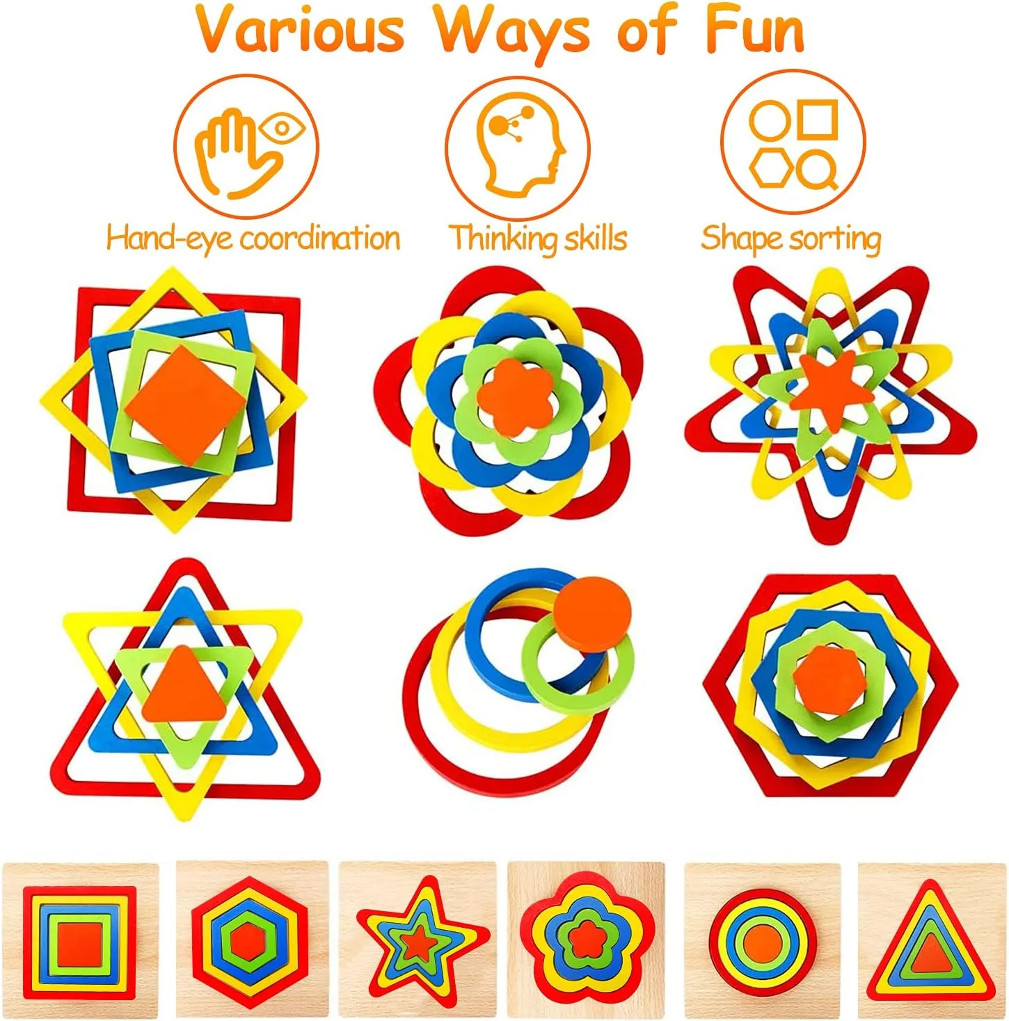 Engaging Montessori Toy for Toddlers  Develops Skills