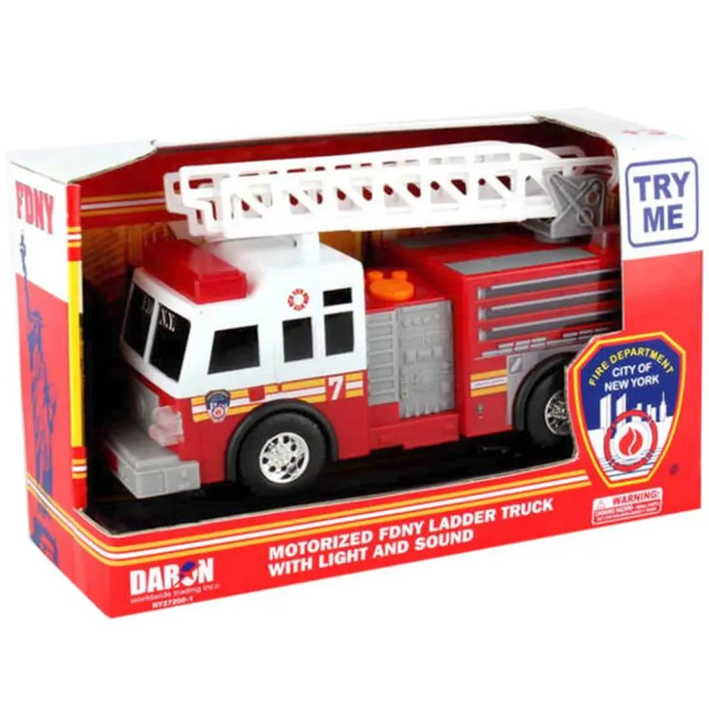 Fdny Motorized Ladder Truck With Lights & Sound