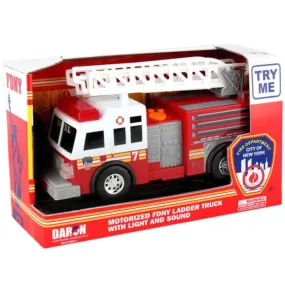 Fdny Motorized Ladder Truck With Lights & Sound