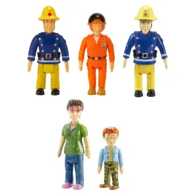 FIREMAN SAM ACTION FIGURES 5-PACK