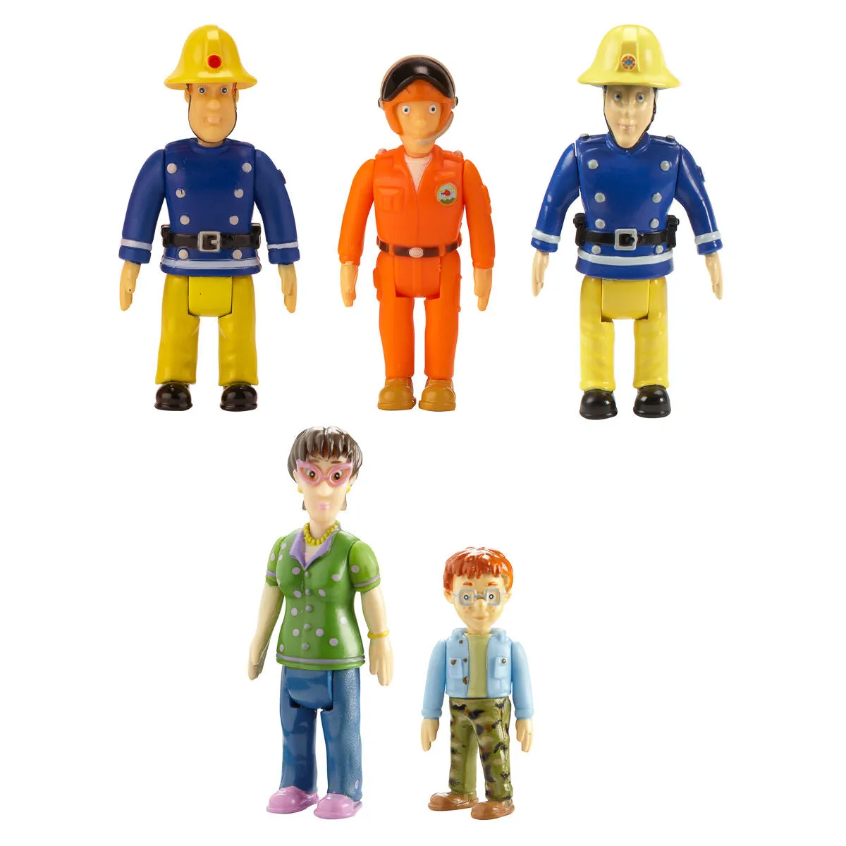 FIREMAN SAM ACTION FIGURES 5-PACK