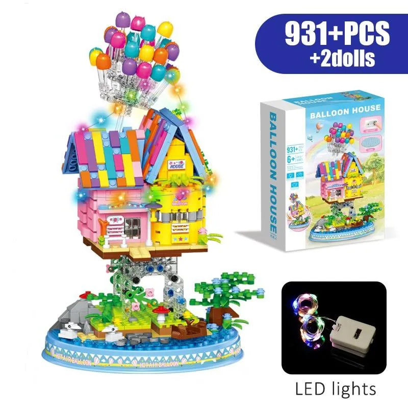 Flying House Building Blocks Set
