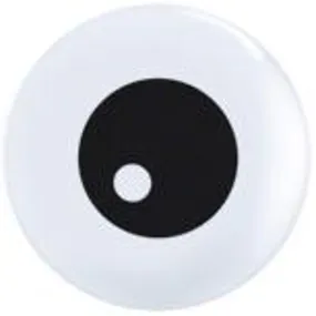 Friendly Eyeball Tp - 5" White 100/Bg