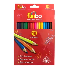 Funbo Coloring Pencils - (Pack of 18)