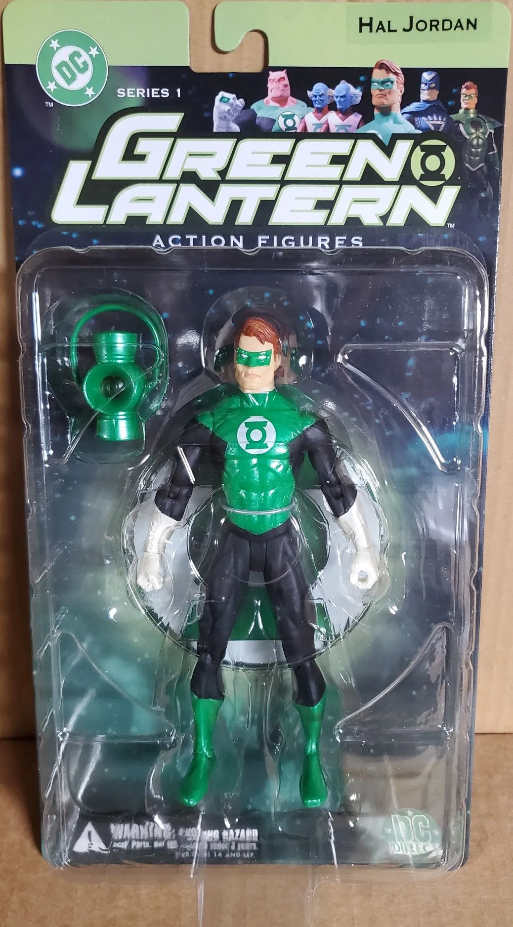 Green Lantern series 1 HAL JORDAN action figure by DC Direct