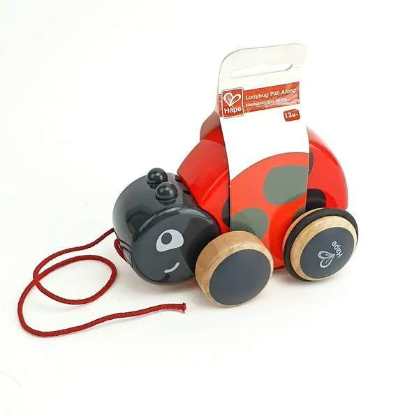 Hape: Lady Bug - Pull Along Toy