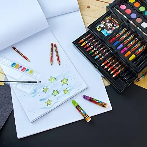 Harry Potter Art Set, Colouring Sets for Children, Over 40 Art Supplies for Kids