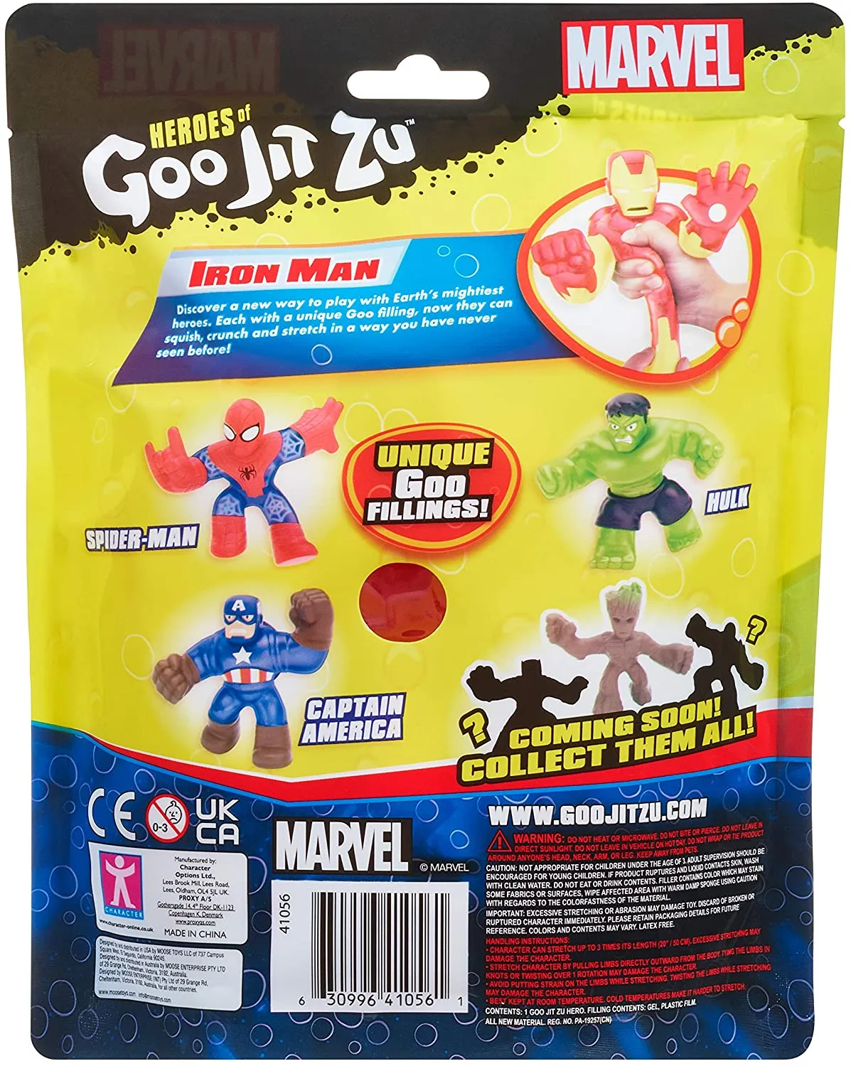Heroes of Goo Jit Zu Licensed Marvel Hero Pack - Iron Man, Multicolor